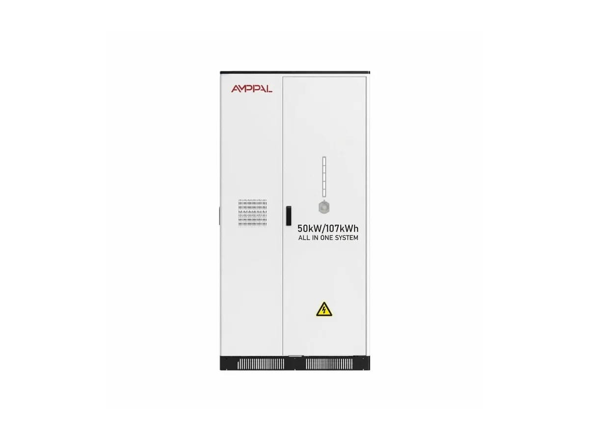AMPPAL 50 kW / 107 kWh integrált energiatároló rendszer