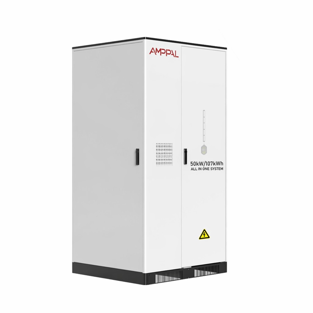 AMPPAL 50 kW / 107 kWh integrált energiatároló rendszer