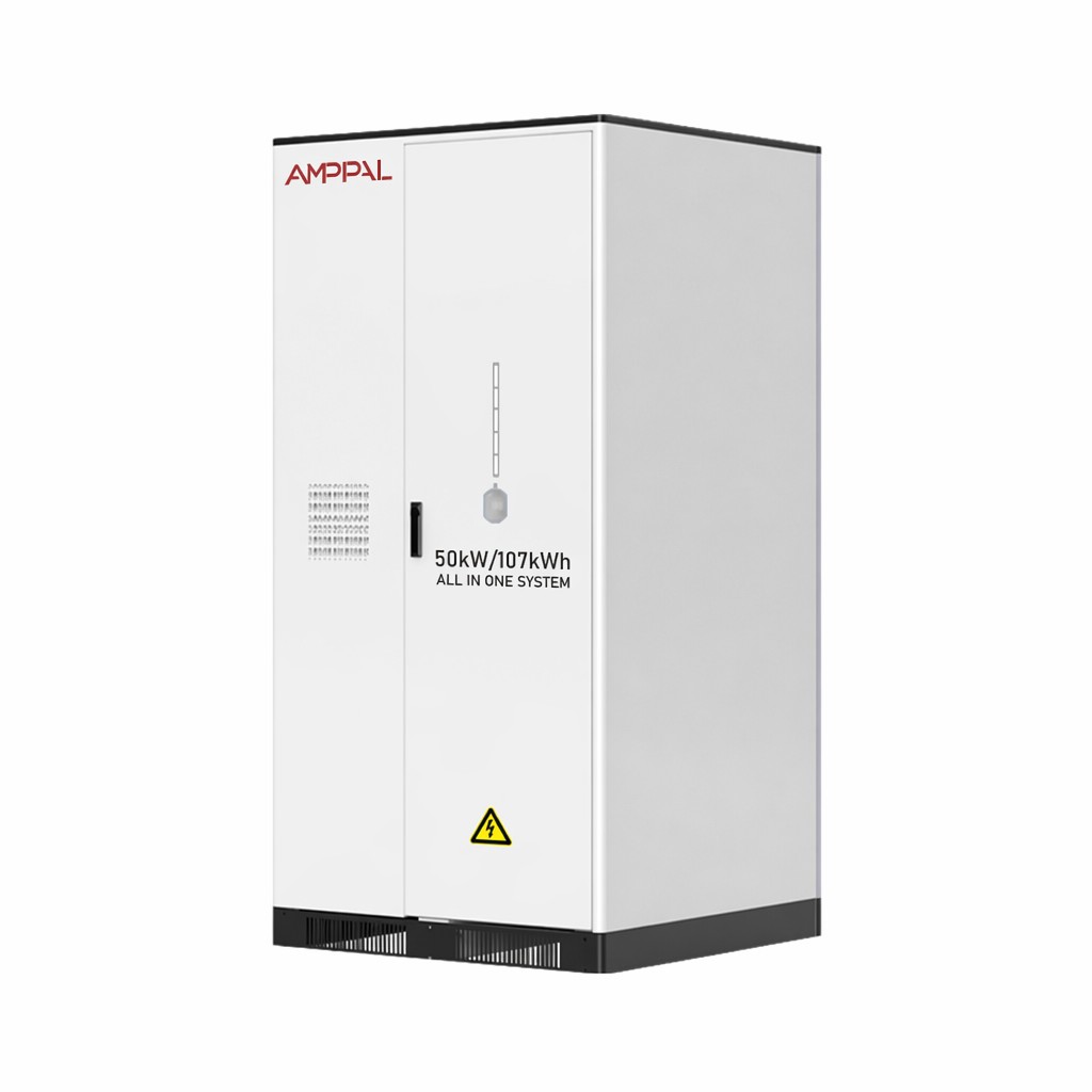 AMPPAL 50 kW / 107 kWh integrált energiatároló rendszer