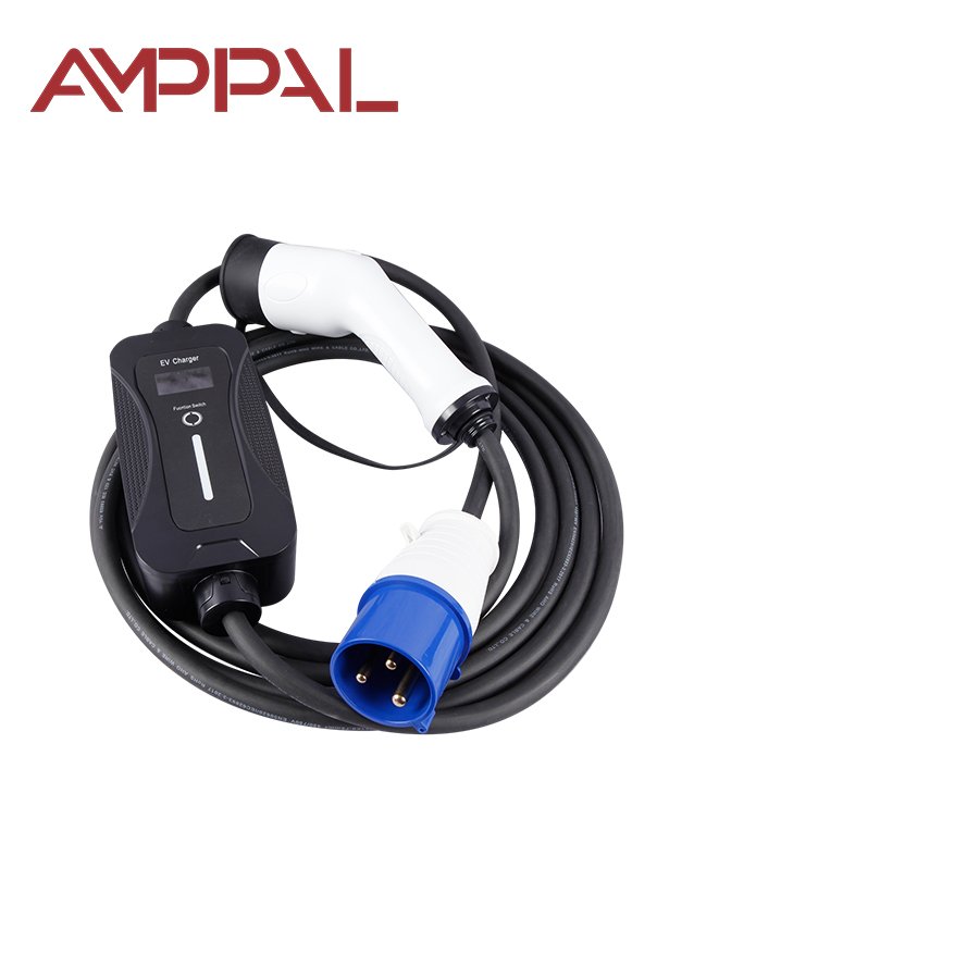 AMPPAL 3,5 kW hordozható AC töltőállomás