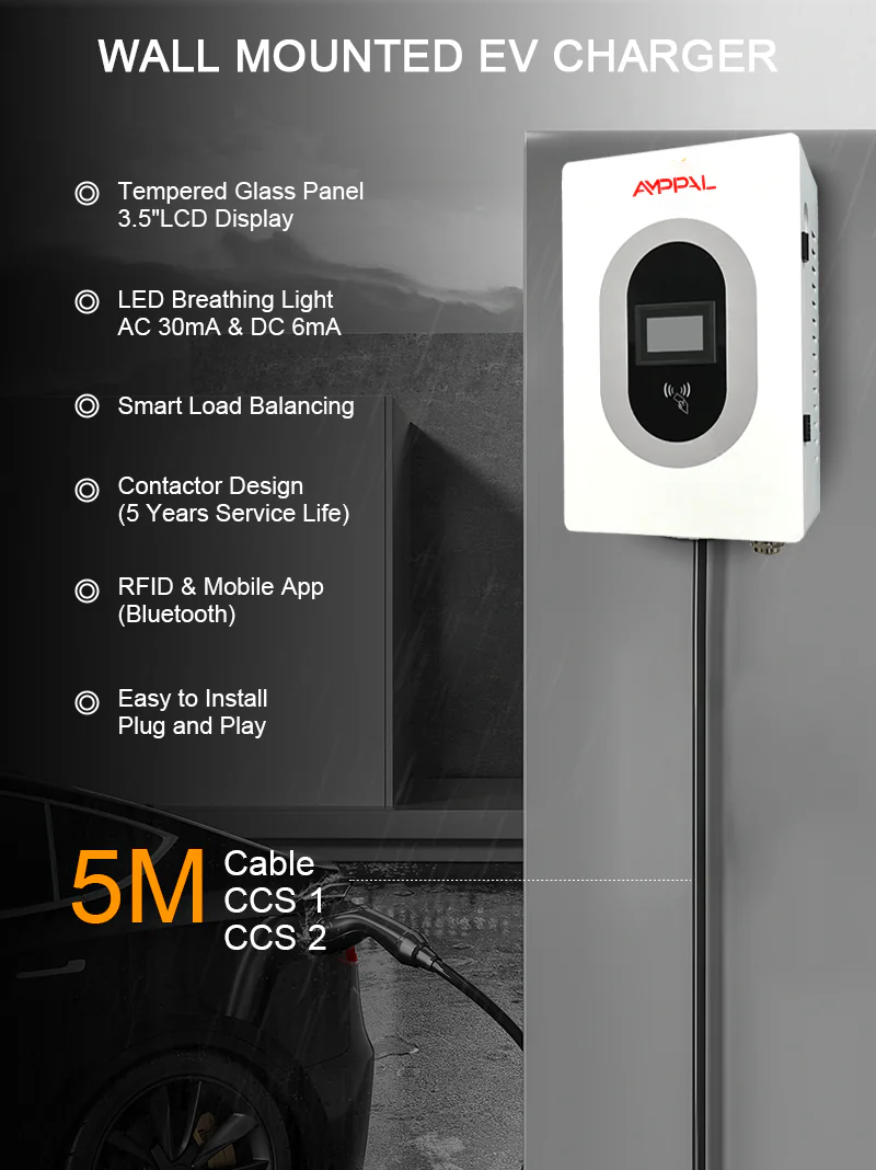 AMPPAL 40 kW DC fali töltőállomás