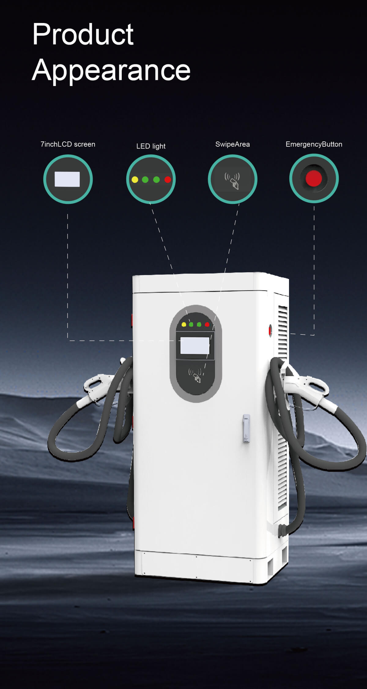 AMPPAL 180 kW DC töltőállomás