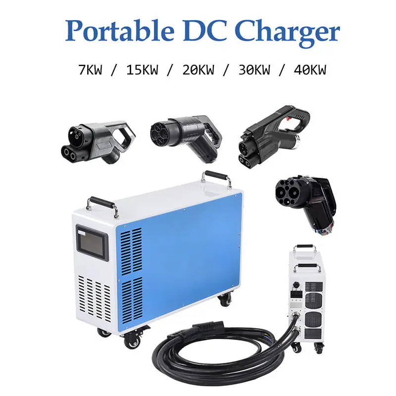 AMPPAL 20 kW hordozható DC töltőállomás
