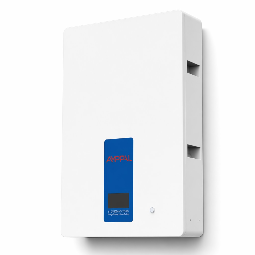 AMPPAL 2,56 kWh 25,6 V 100 Ah fali lakossági energiatároló