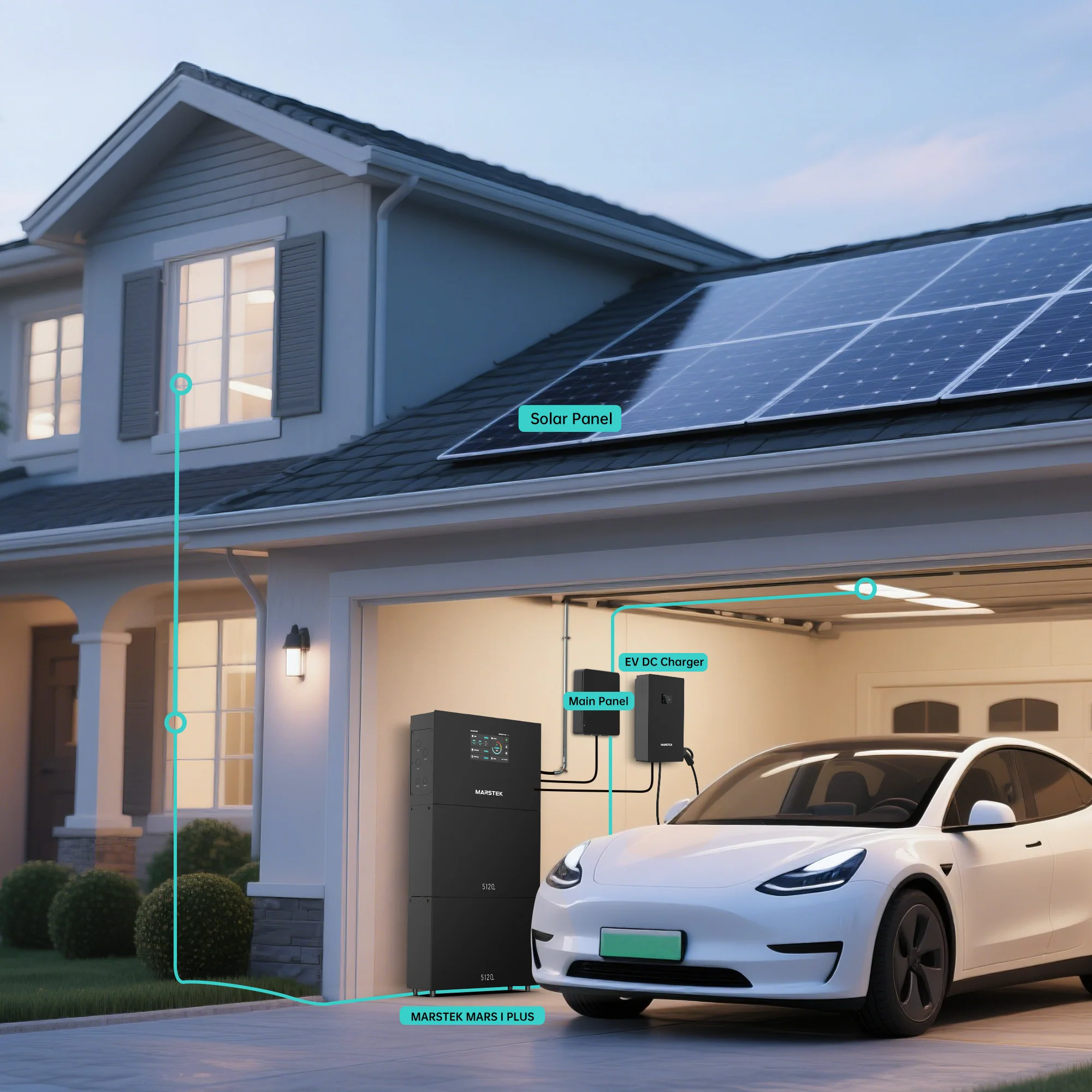 MARSTEK MARS I PLUS 3.6 kW / 25.6 kWh (5 modul, 1 fázis)